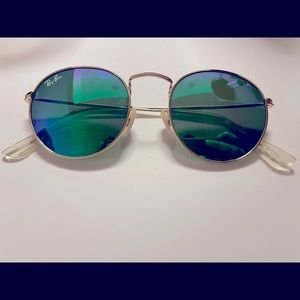 Ray Ban Round Metal Sunglasses